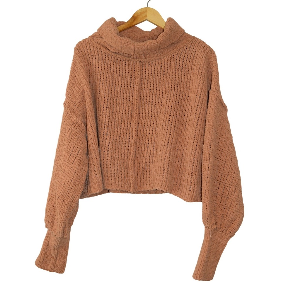 Free People Be Yours Pullover Women S Terracotta Good Cowl Neck Chenille Sweater